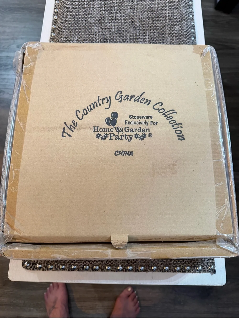 Vintage Home & Garden party Ceramic Floral Kitchen Canister